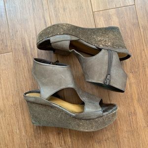 Coclico wedge sandal brown women’s